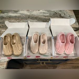 Shooshoos waterproof shoes tan, beige/tan, pink
